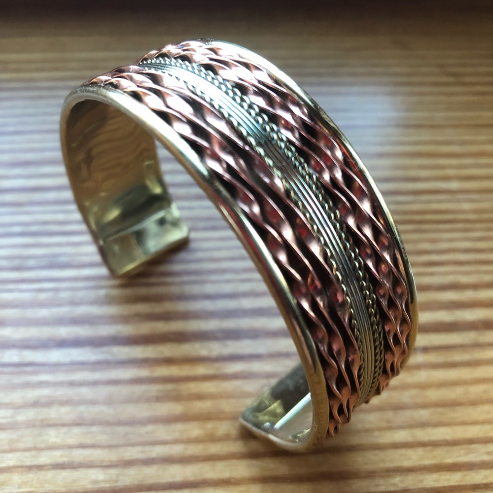 Anju | Hand Crafted Brass Cuff Bracelet 🔶🔶